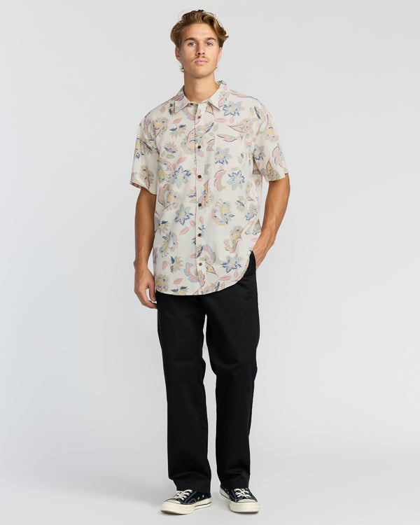 Billabong Sundays Short Sleeve Shirt - Sand