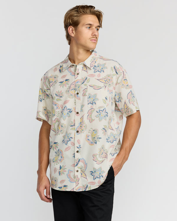 billabong Sundays Short Sleeve Shirt - Sand