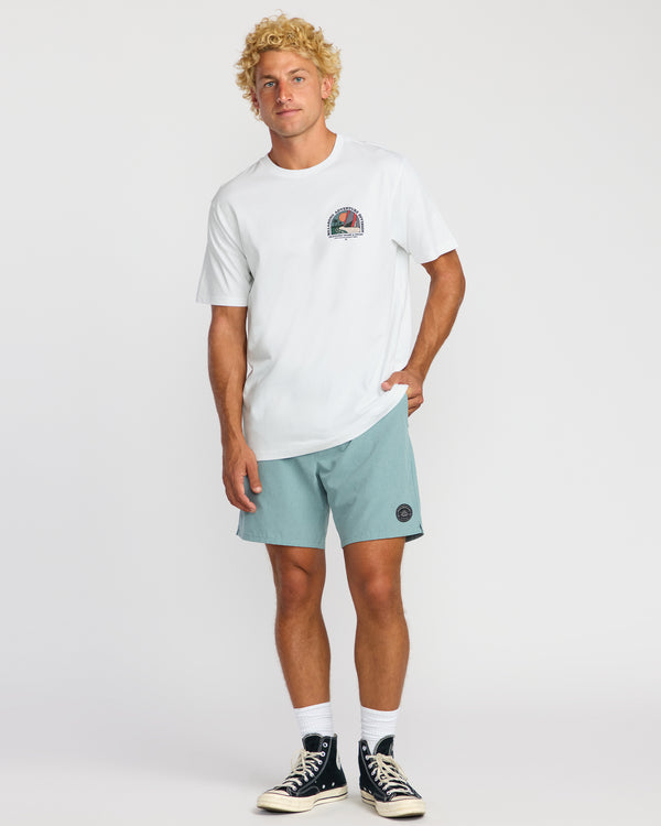 Billabong Sundown A/Div Short Sleeve T-Shirt - White