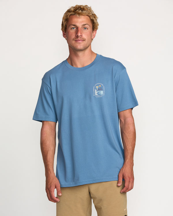 Billabong Sundown A/Div Tee - Carolina Blue