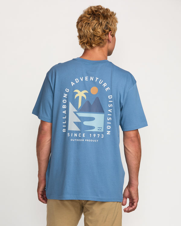 Billabong Sundown A/Div Tee - Carolina Blue