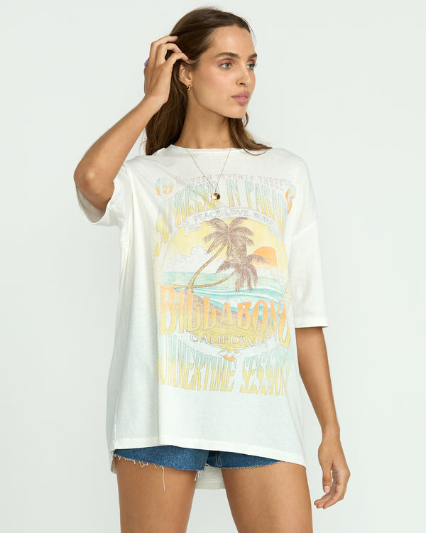 Billabong Sunset Mindset Tee - Salt Crystal