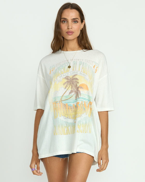 billabong Sunset Mindset Tee - Salt Crystal