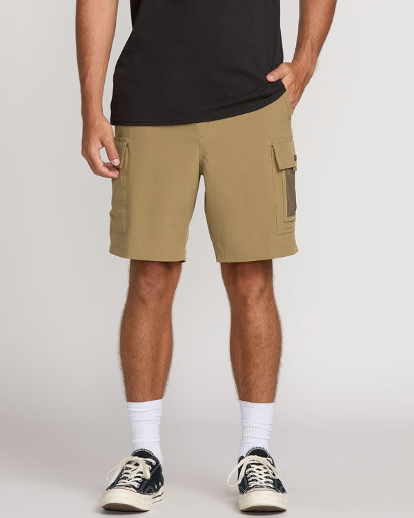 billabong Surftrek Cargo Hybrid Shorts - Gravel