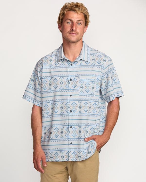 billabong Surftrek Perf Short Sleeve Shirt - Alloy