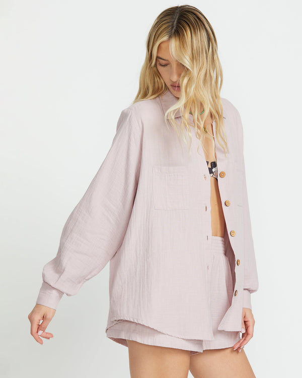 Billabong Sweet Swell Long Sleeve Shirt - Haze