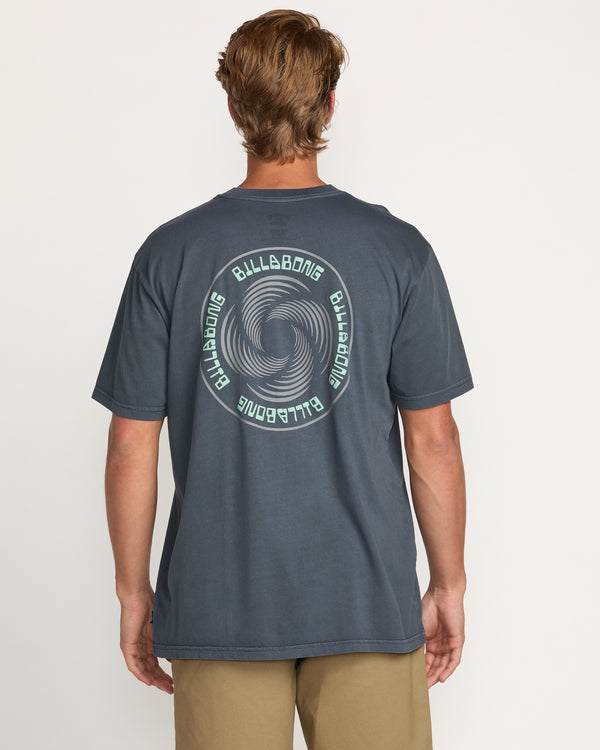 Billabong Swivel Premium Wave Wash Tee - Aged Indigo