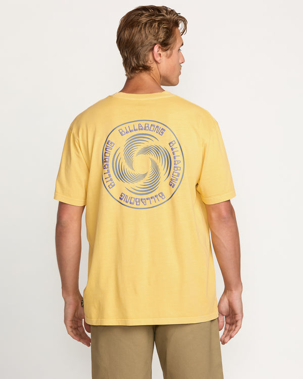 Billabong Swivel Premium Wave Wash Tee - Lemon