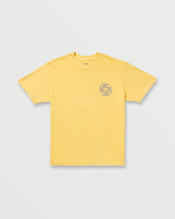 Billabong Swivel Premium Wave Wash Tee - Lemon