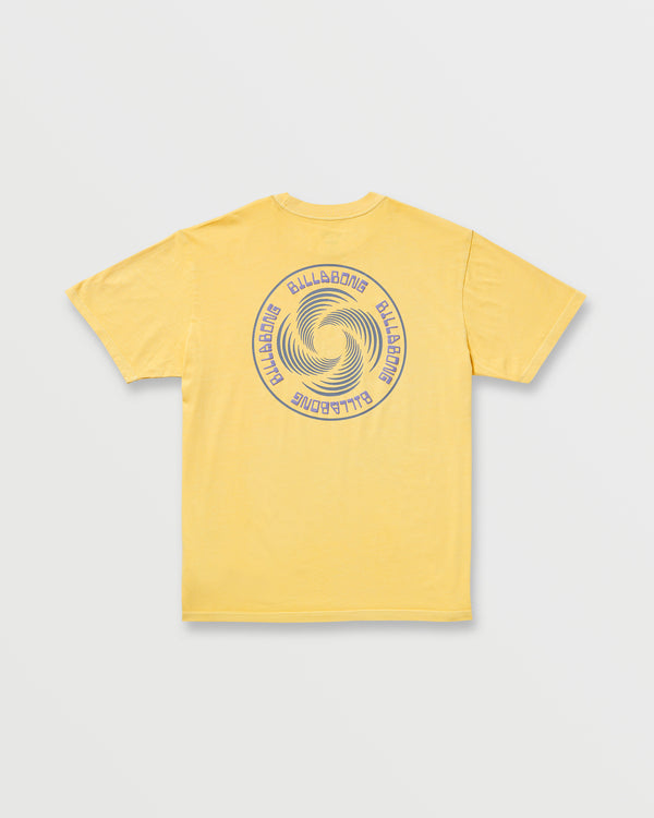Billabong Swivel Premium Wave Wash Tee - Lemon