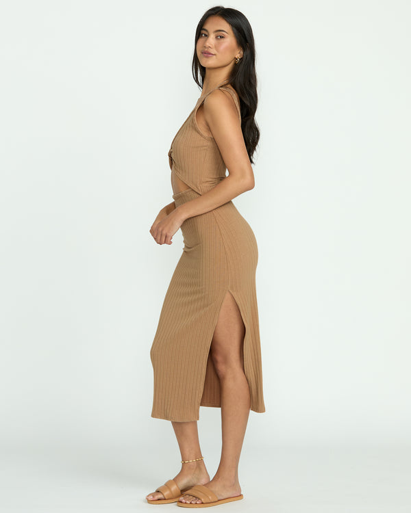 Billabong Take A Look Reversible Dress - Rose Brown