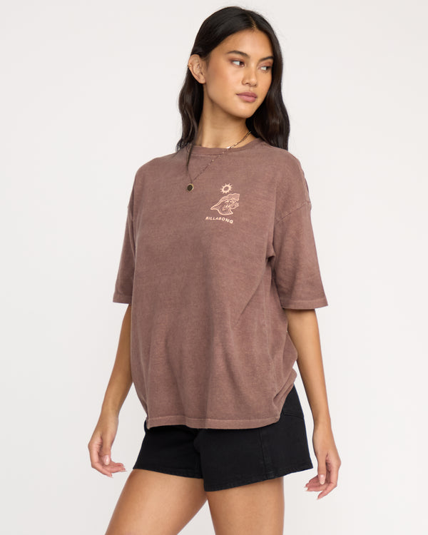Billabong The Great Waves T-Shirt - Espresso