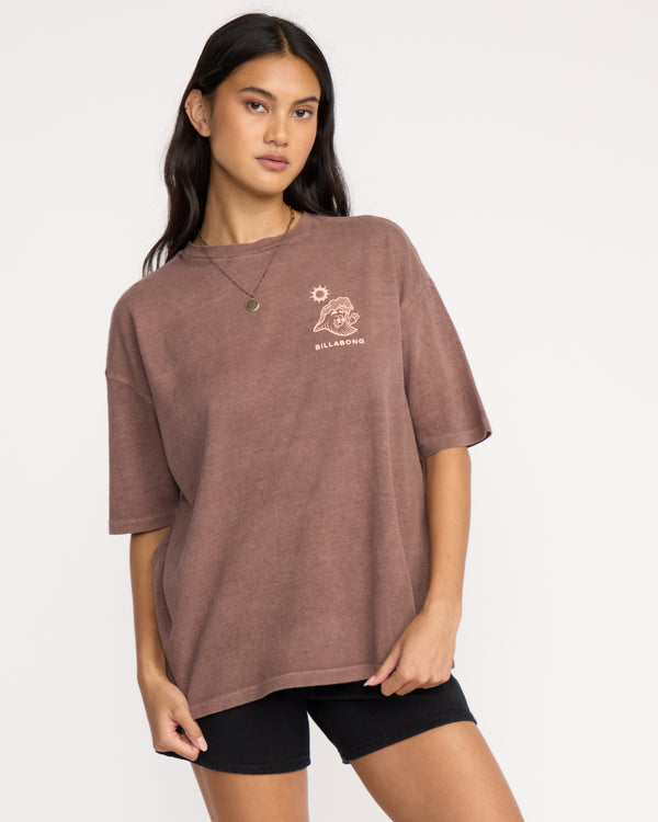 billabong The Great Waves T-Shirt - Espresso
