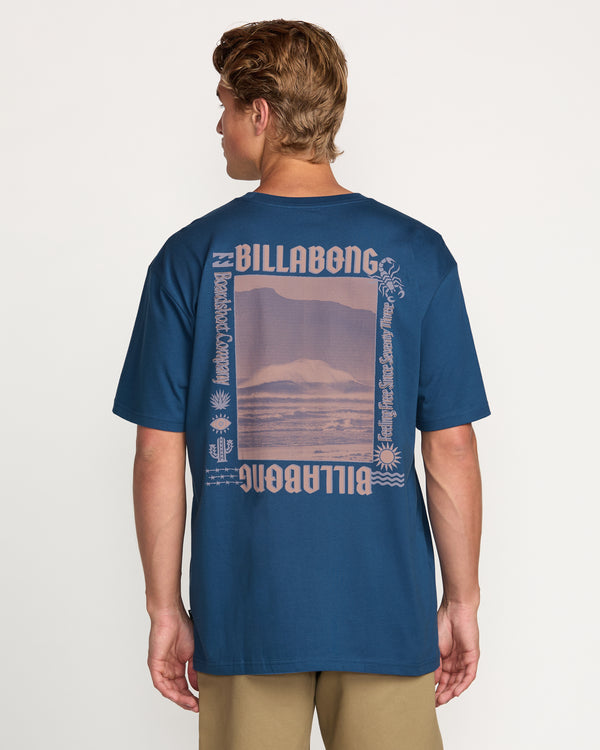 Billabong The Hunt Regular Tee - Deep Blue