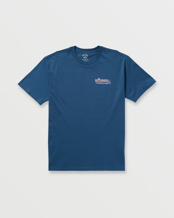 Billabong The Hunt Regular Tee - Deep Blue