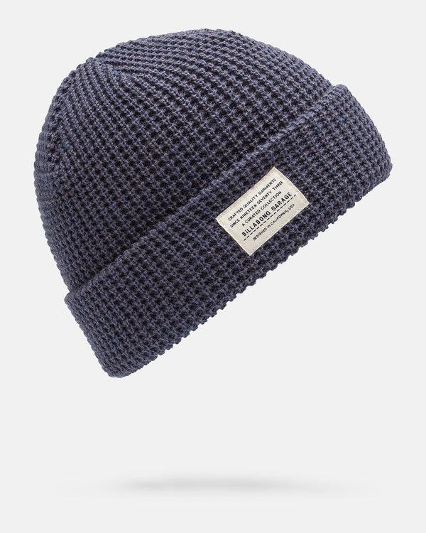billabong The Label Garage Beanie - Aged Indigo
