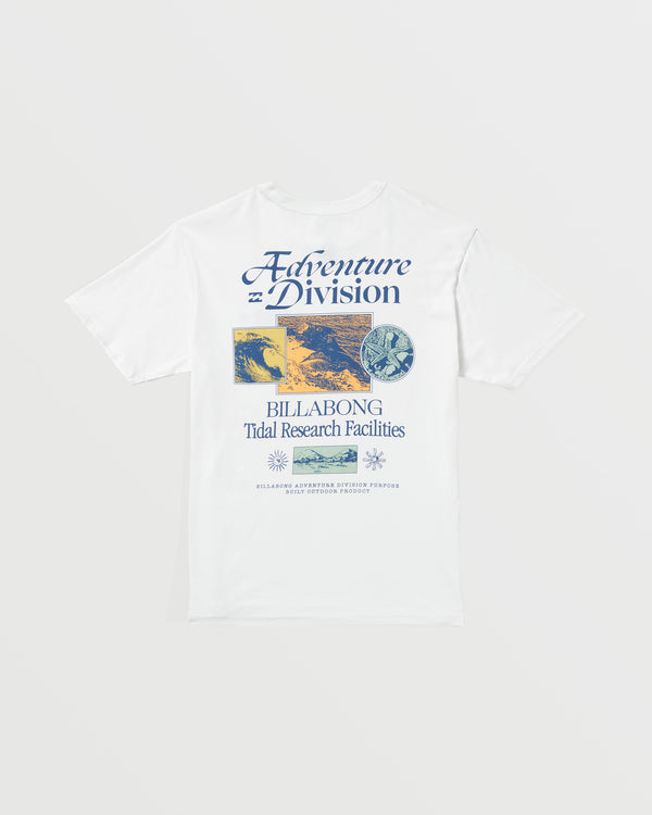 Billabong Tidel Research A/Div Tee - White