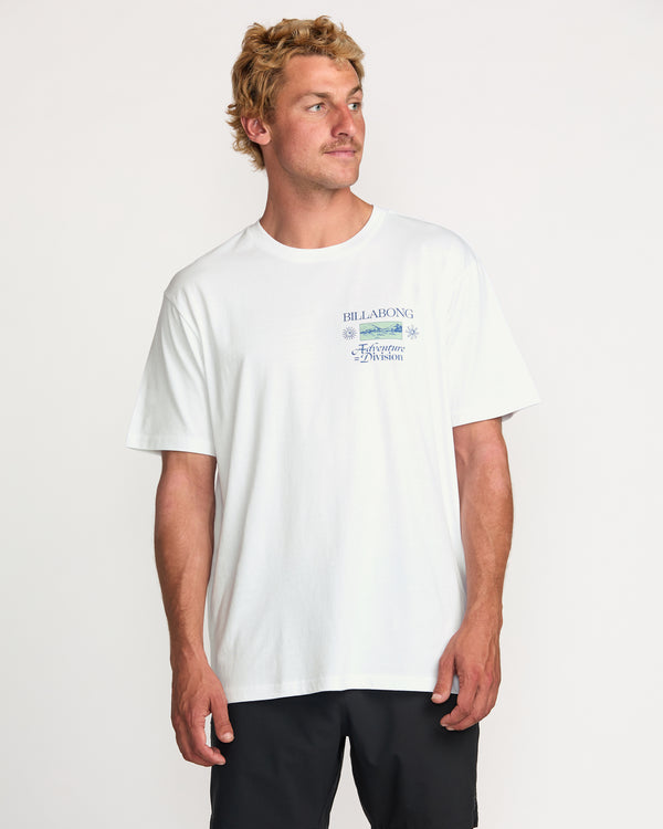 billabong Tidel Research A/Div Tee - White