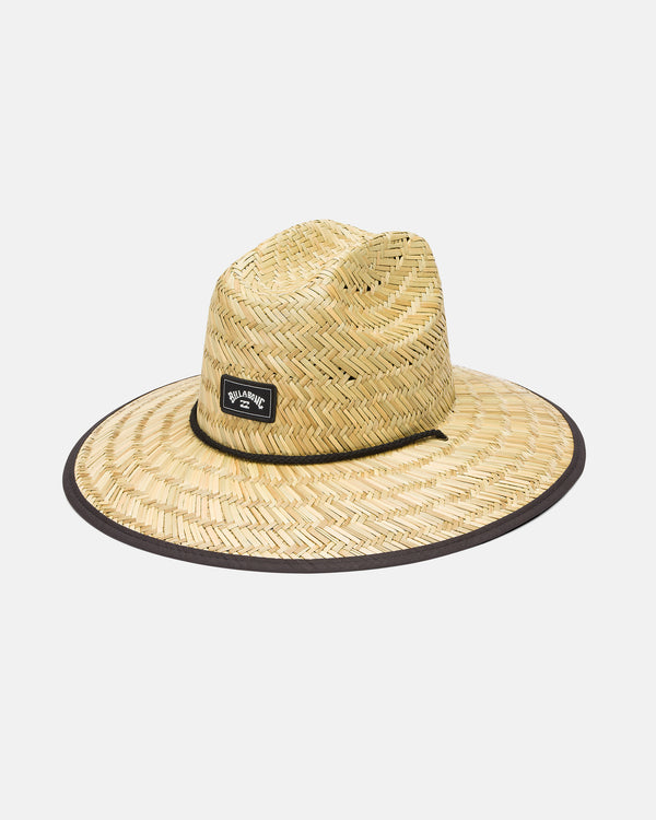 billabong Tides Print Straw Hat - Black
