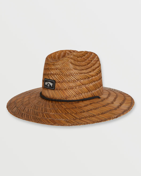 billabong Tides Straw Lifeguard Hat - Brown