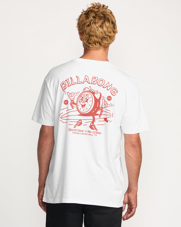 Billabong Time Premium Tee - White