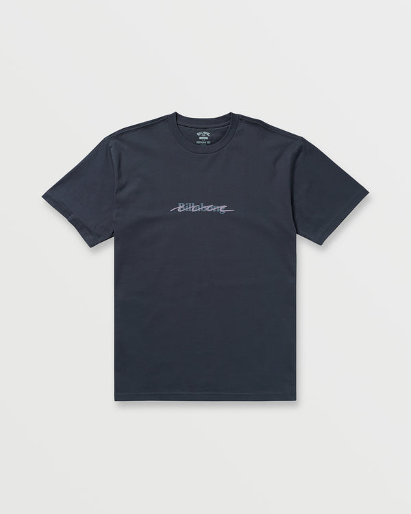 Billabong Triple Up Regular Tee - Aged Indigo