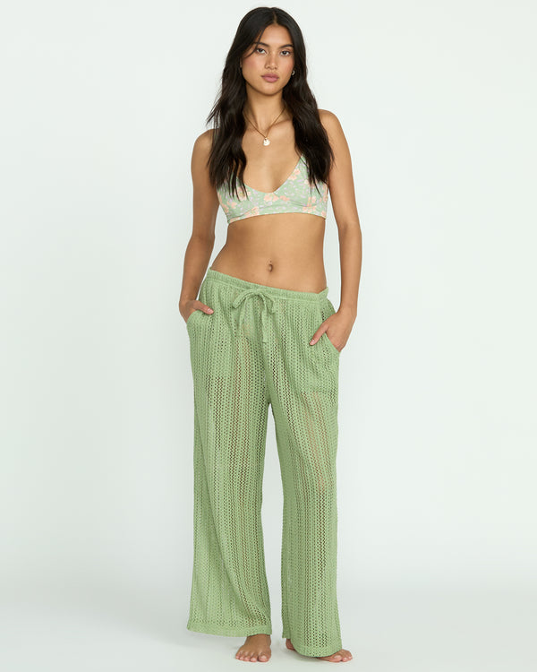 Billabong Tropic Beach Cover-Up Pants - Pistachio