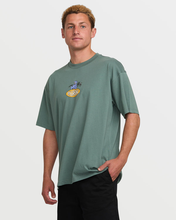Billabong Tropical Reaper OG Tee - Dark Slate