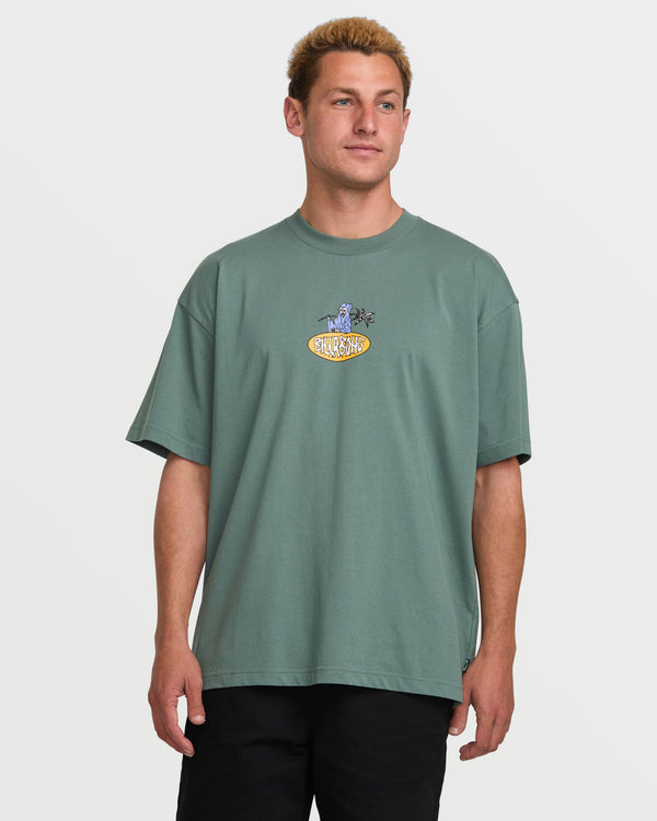 billabong Tropical Reaper OG Tee - Dark Slate