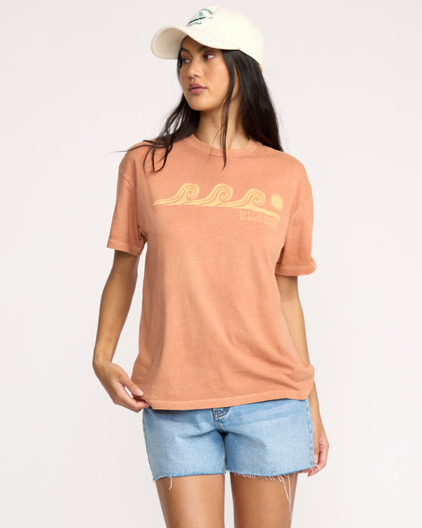 billabong Walking Fast T-Shirt - Sunburnt