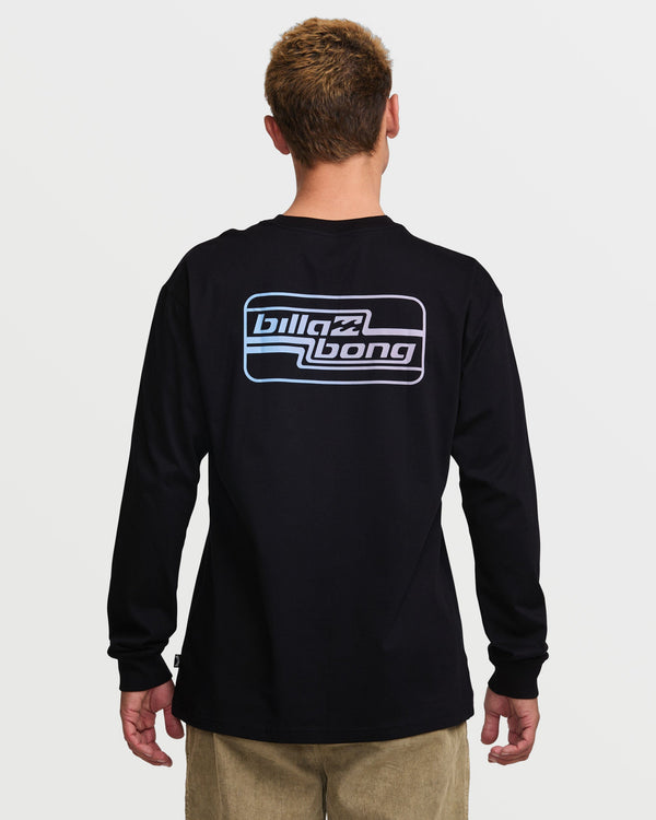 billabong Walled Regular Long Sleeve Tee - Black