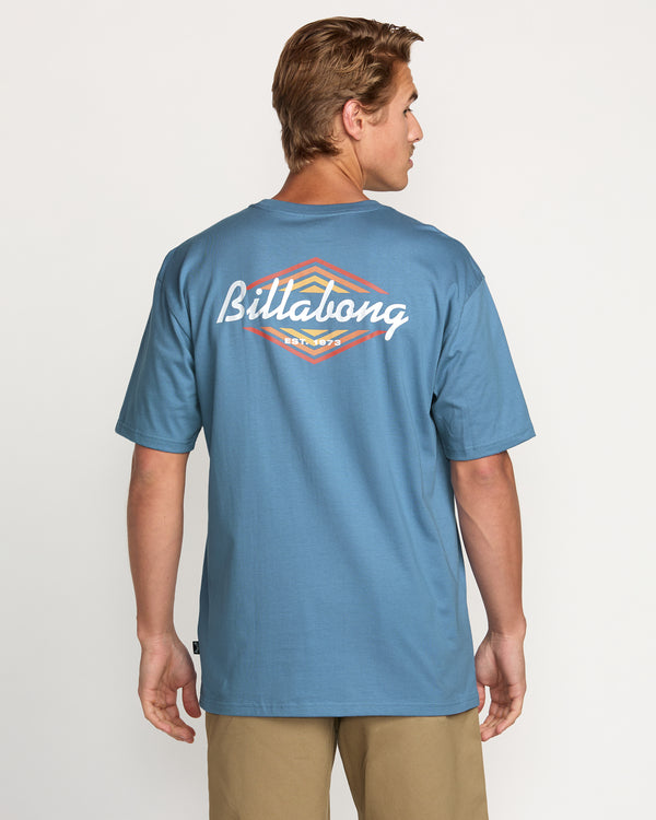 Billabong Walled Regular Tee - Carolina Blue
