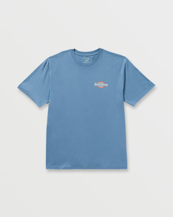 Billabong Walled Regular Tee - Carolina Blue