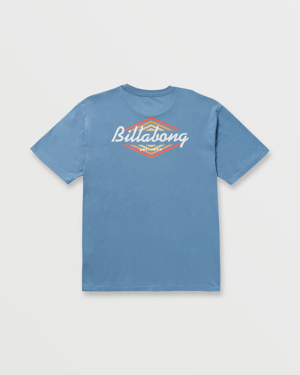 Billabong Walled Regular Tee - Carolina Blue