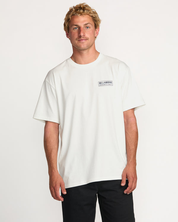 billabong Walled Regular Tee - Off White