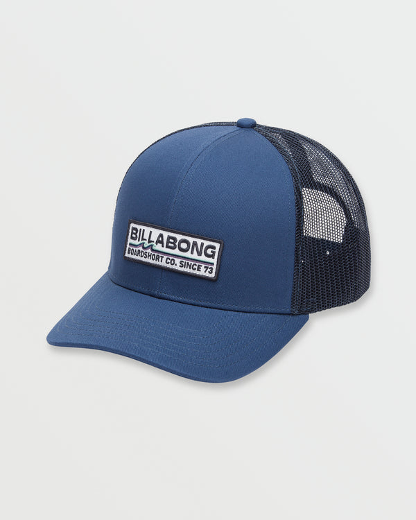 billabong Walled Trucker Hat - Deep Blue