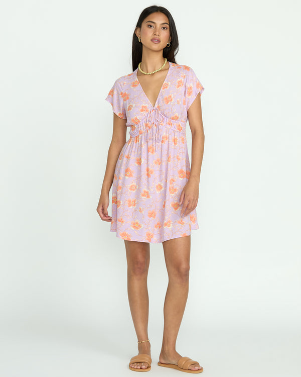 billabong Warm Rays Dress - Amethyst Smoke