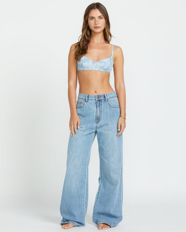 Billabong Washed By The Sun Denim Pants - Cali Blue