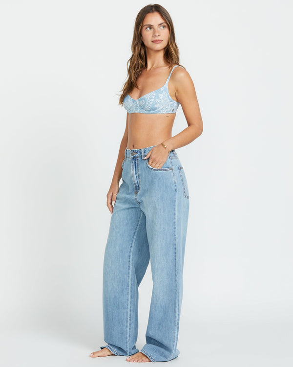 Billabong Washed By The Sun Denim Pants - Cali Blue