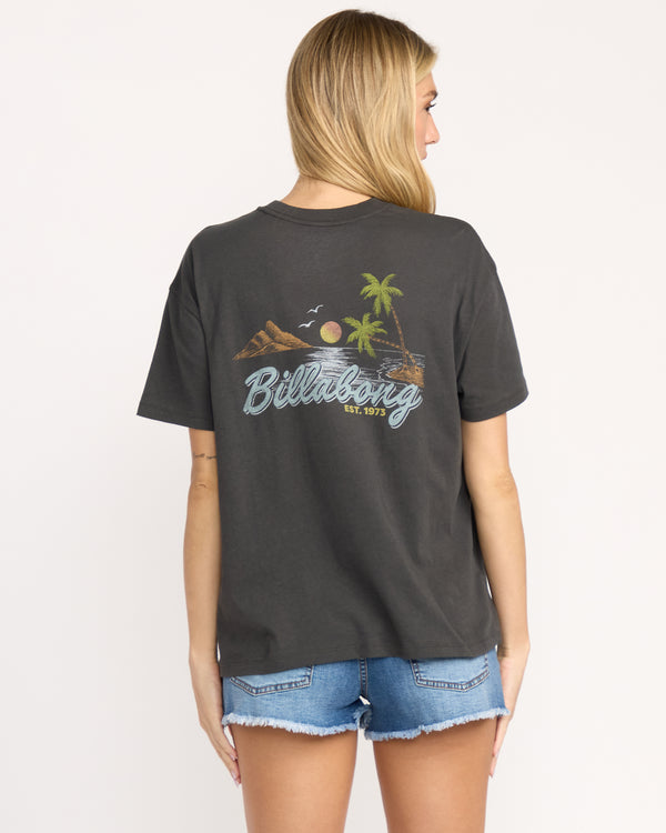 Billabong What A Vibe Tee - Off Black