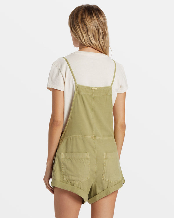Billabong Wild Pursuit Romper - Avocado