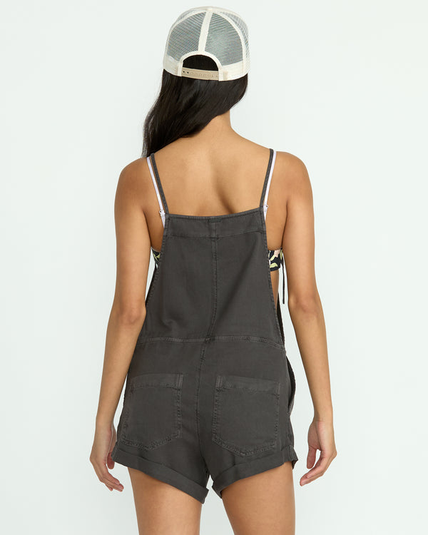 Billabong Wild Pursuit Romper - Off Black