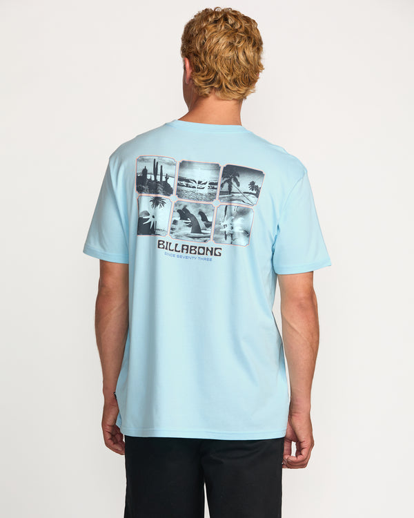 Billabong Window Premium Tee - Coastal Blue