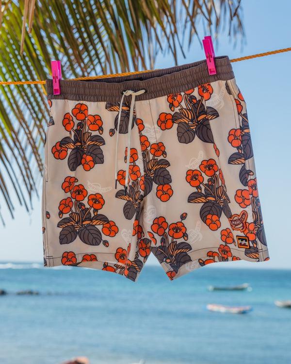 Billabong Billabong X Mami Wata Icons Laybacks 17" Trunks - Stone