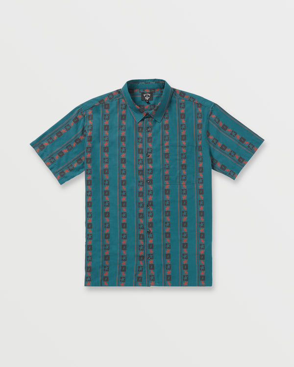 Billabong Billabong X Mami Wata Star Short Sleeve Shirt - Teal