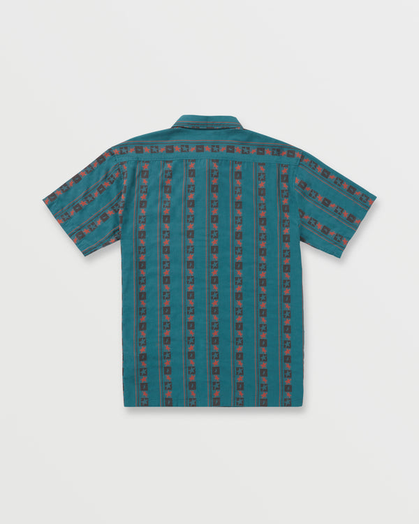 Billabong Billabong X Mami Wata Star Short Sleeve Shirt - Teal
