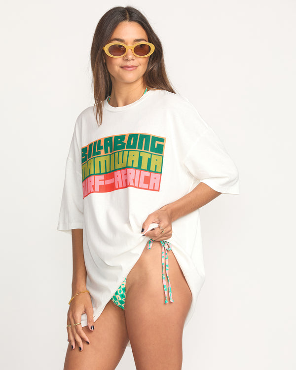 Billabong Billabong X Mami Wata Surf Africa Tee - Salt Crystal