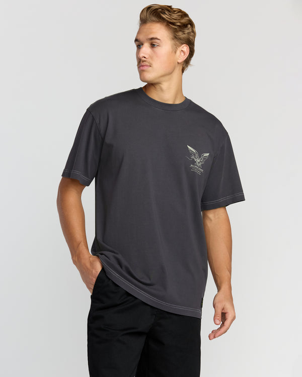 Billabong Bird Of Prey Garage OG Short Sleeve T-Shirt - Washed Black