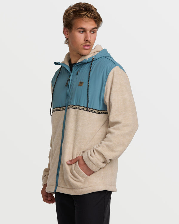 Billabong Boundary Lite Zip Sweatshirt - Bleached Sand