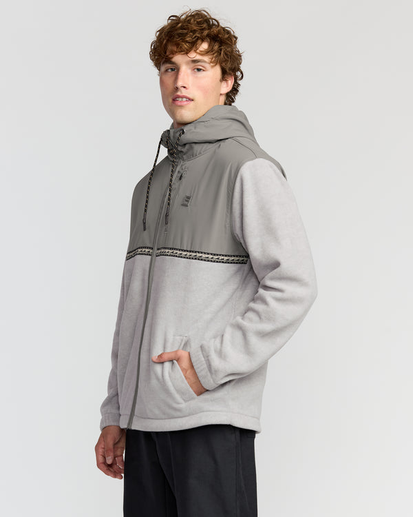 Billabong Boundary Lite Zip Sweatshirt - Gray Heather